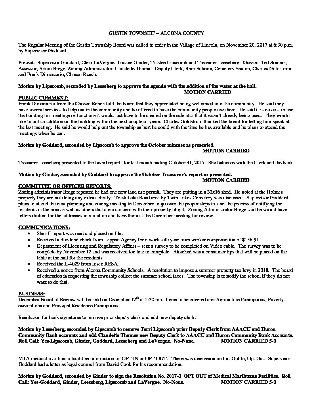 11-20-17 board minutes
