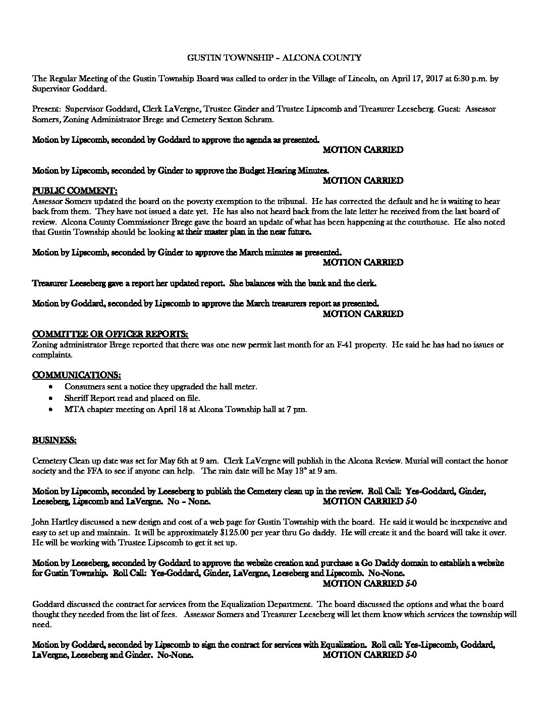 4-17-17 board minutes