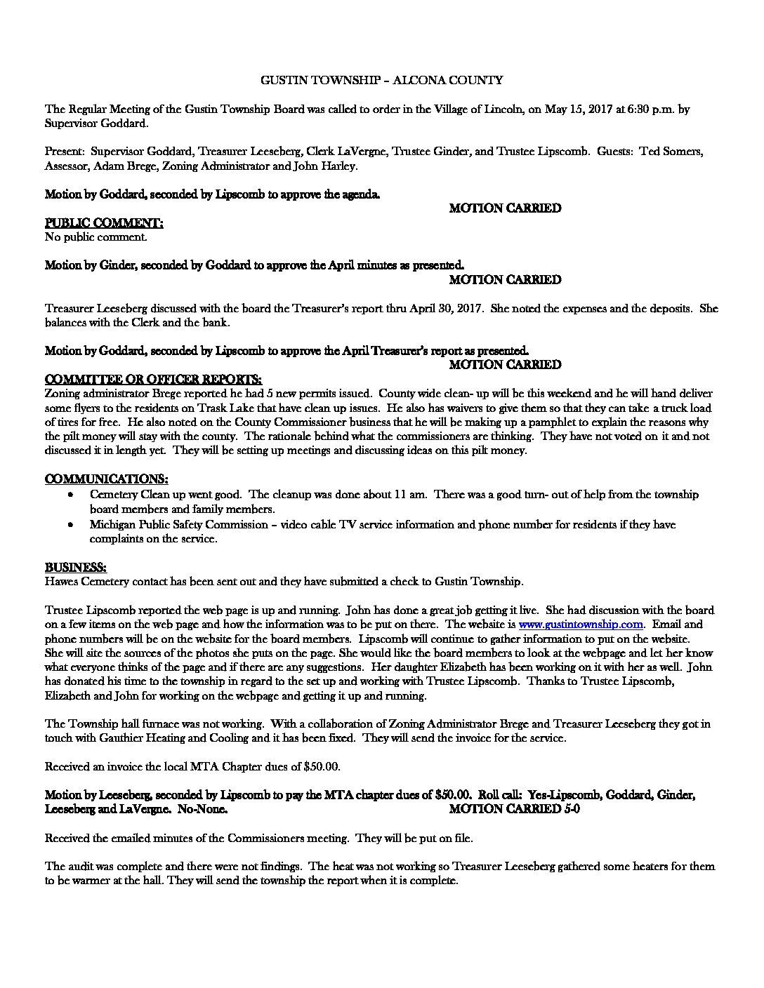 5-15-17 board minutes