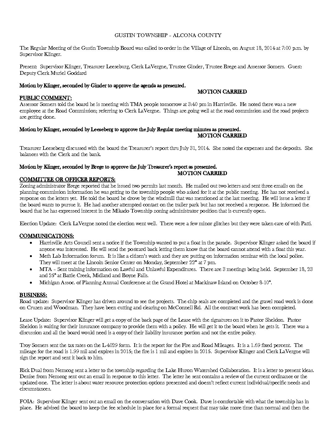8-18-14 board minutes