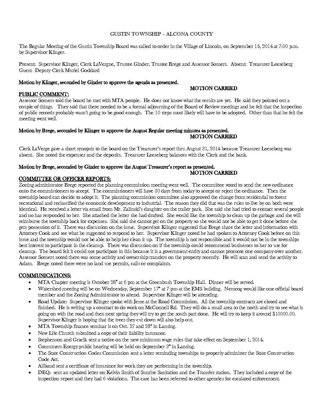 9-15-14 board minutes