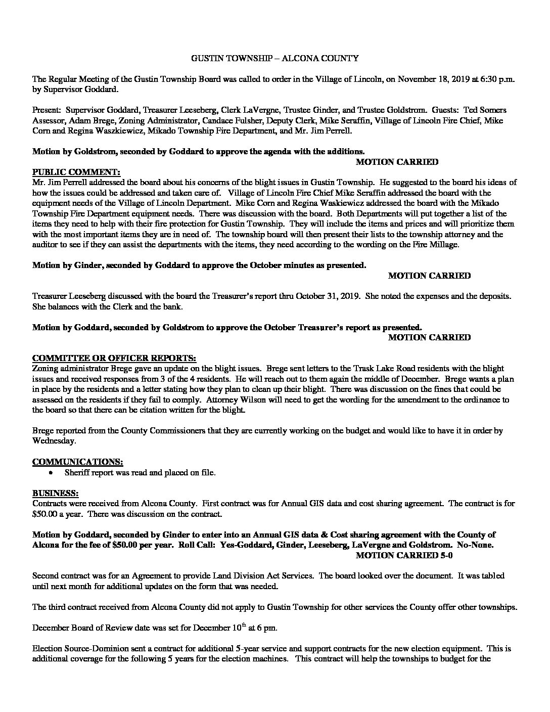11-18-19 board minutes