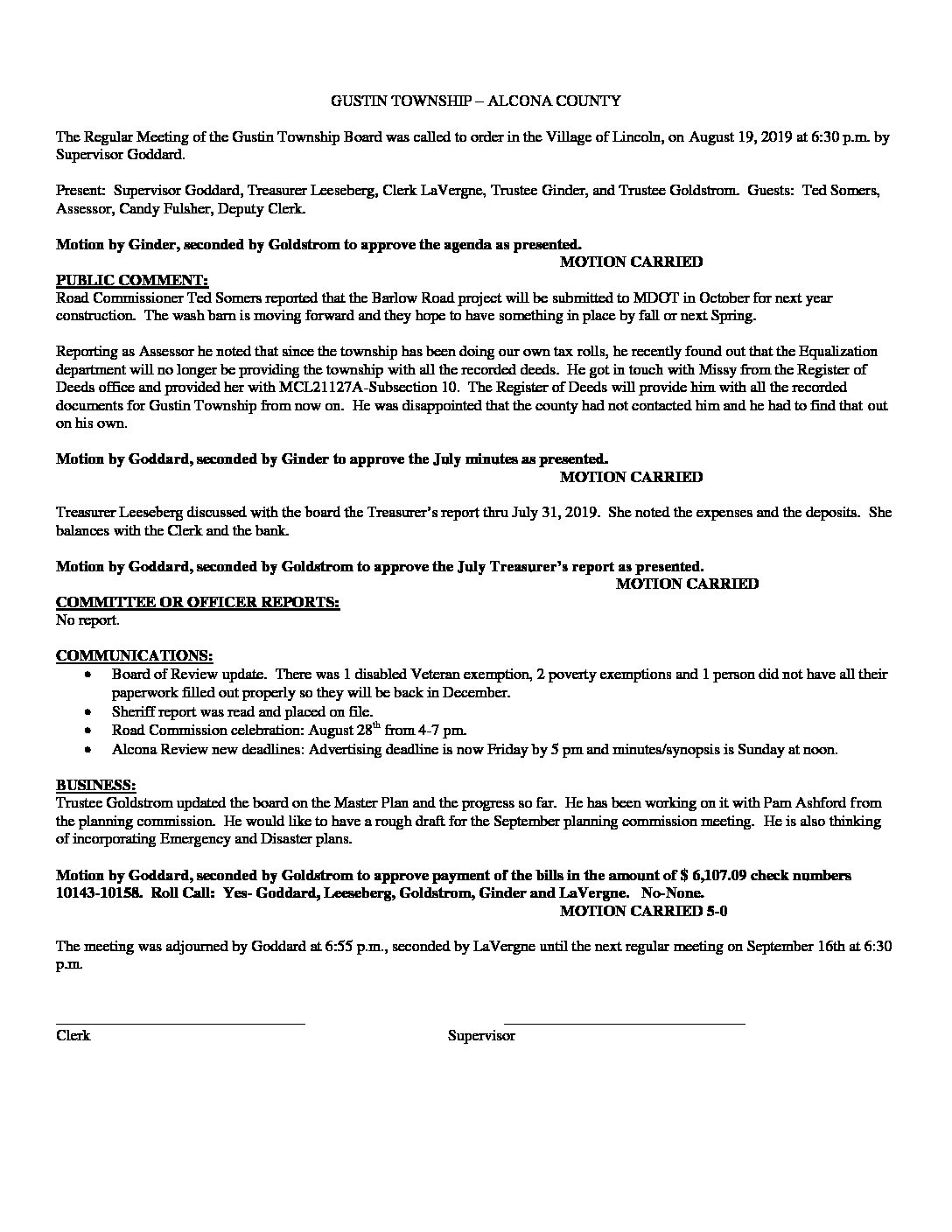 8-19-19 board minutes