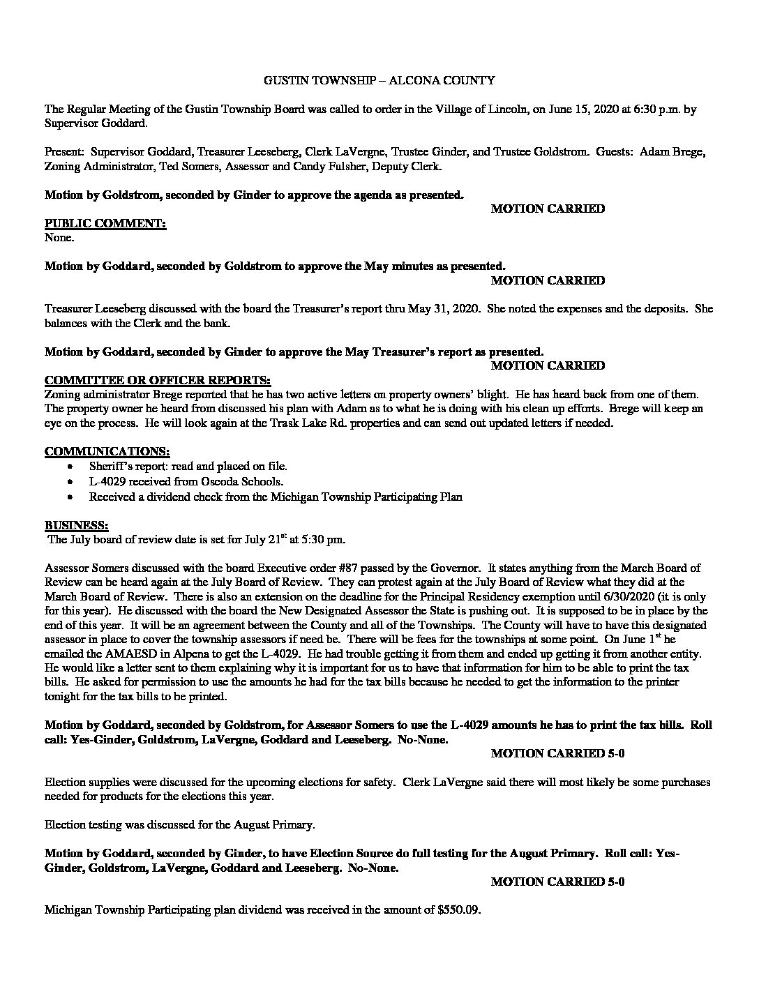 6-15-20 board minutes