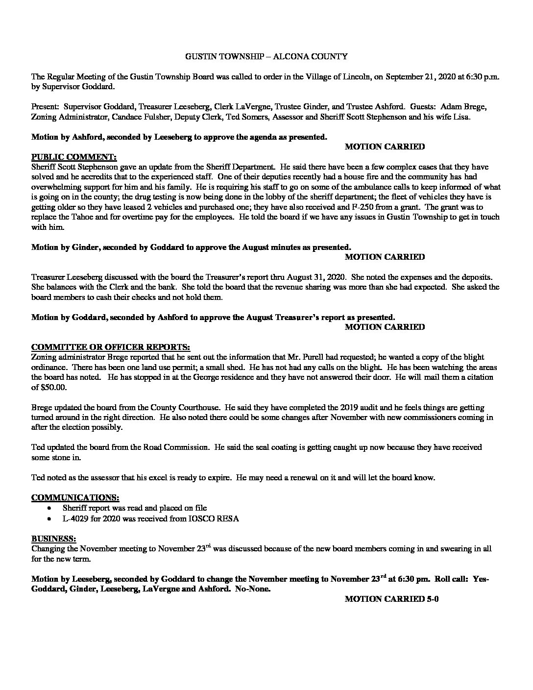 9-21-20 board minutes